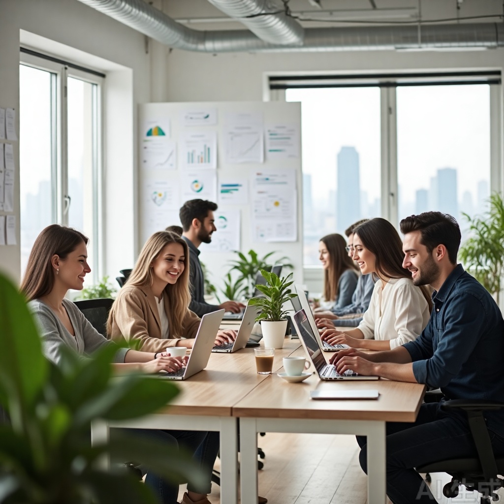 华岩网站建设团队办公实景
